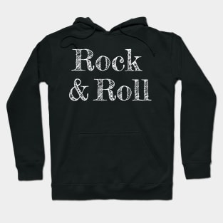 rock and roll logo design Hoodie